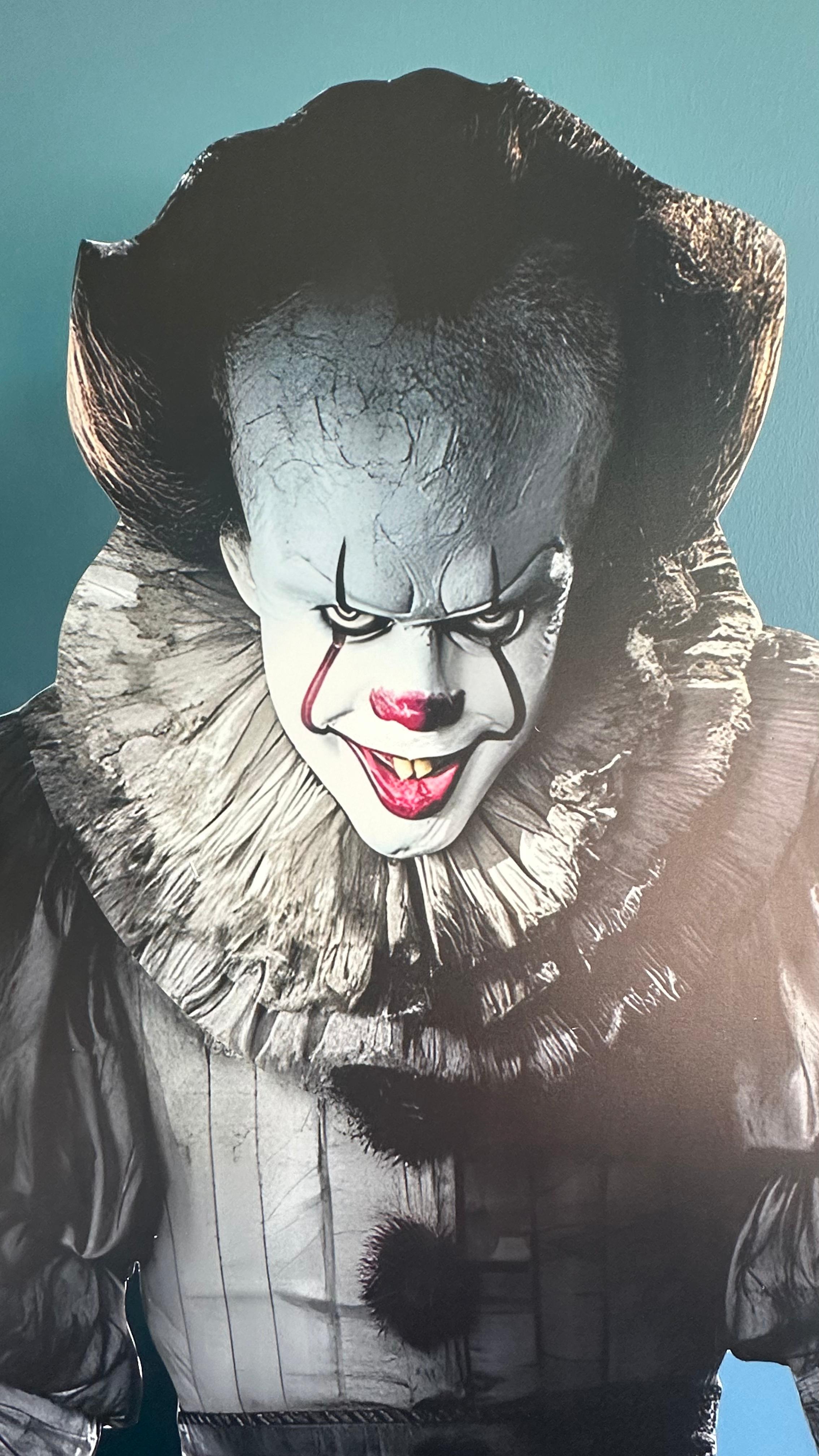 Halloween Scary Clown Cardboard Cutout Model Decorative Life Size Standee Models Plastic Halloween Figure